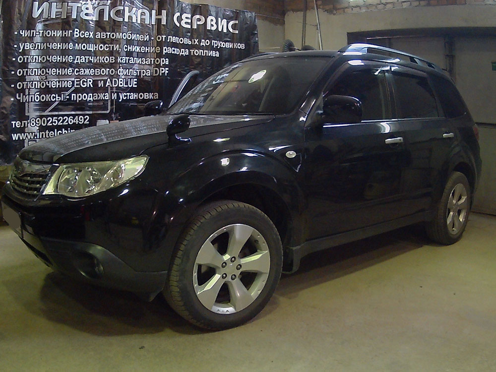 Subaru Forester SH5 - две авто - увеличение мощности и EURO2