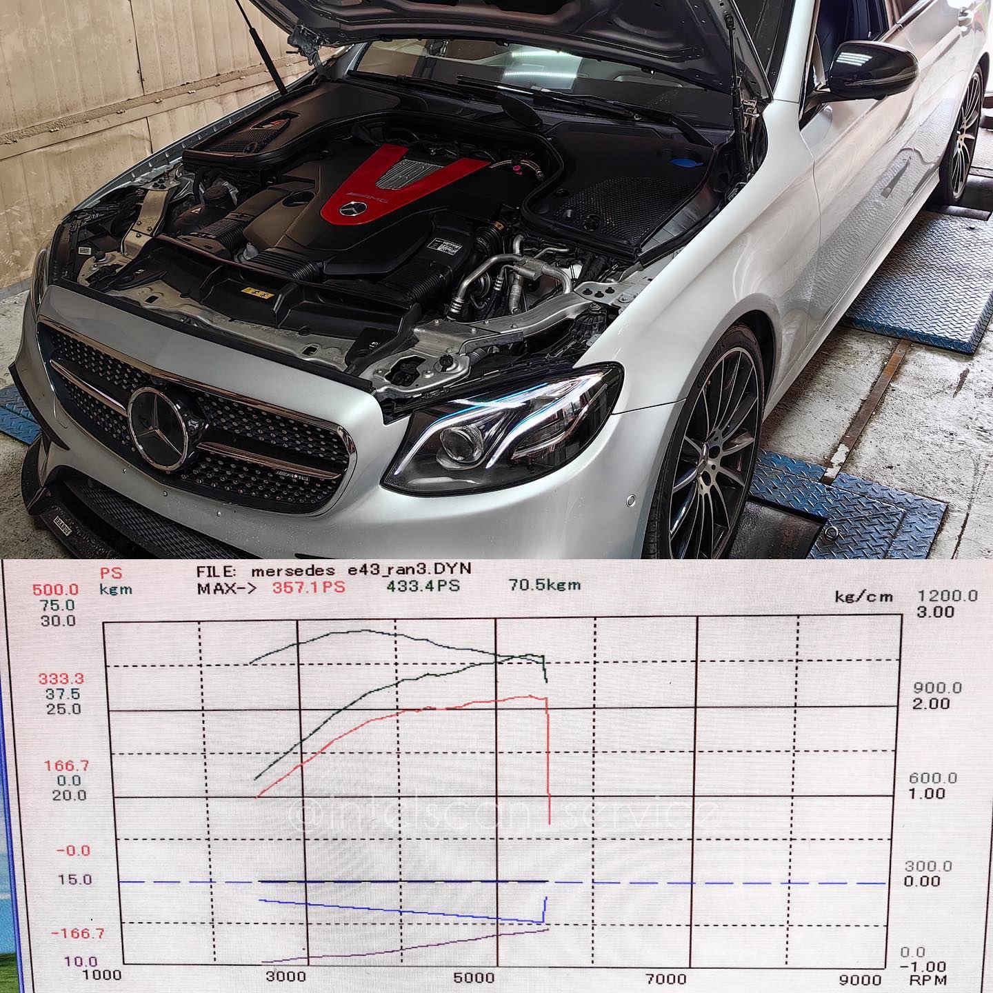 Mercedes E43 AMG чиптюнинг